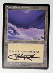 V1157: Snow-Covered Plains: LP: Ice Age: Signed/Autographed: Christopher Rush: Black